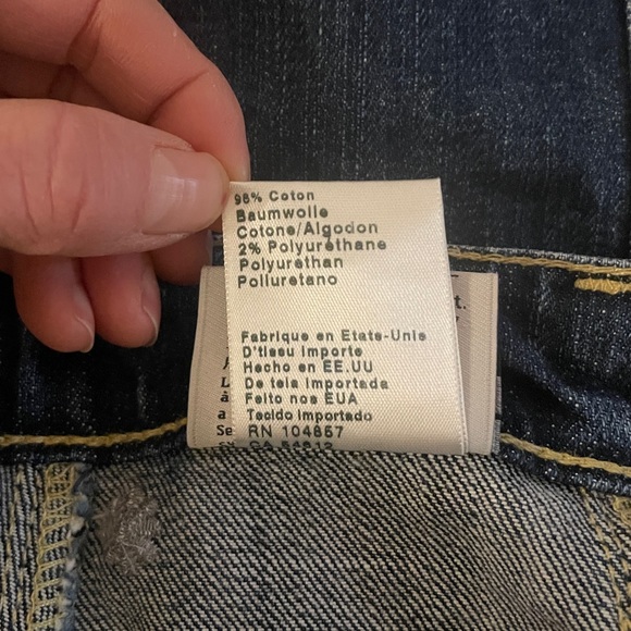 Alexa Chung for AG Button Front Denim Mini Skirt - Made in USA - Sz 28 - Picture 12 of 14